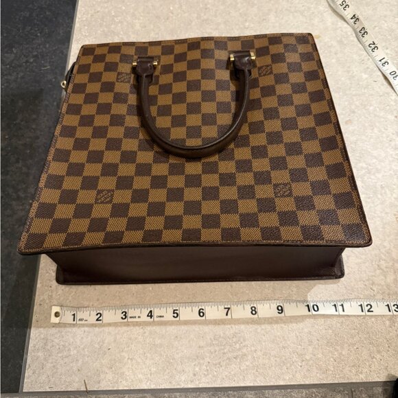 LOUIS VUITTON Damier Ebene Canvas Venice Sac Plat Bag - Picture 3 of 13